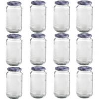 kilner round twist top jar 580ml glass 12 pack