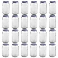 kilner round twist top jar 580ml glass 24 pack