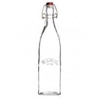 Kilner Clip Top Preserving Bottle 1.0L, 1.0 Litre Bottle, 6 Pack