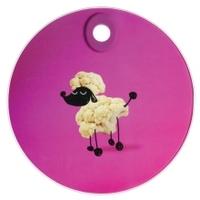 Kitchen Craft Poodle Worktop Protector, Round, Poodle
