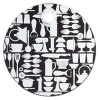 Kitchen Craft Utensils Worktop Protector, Round, Utensils