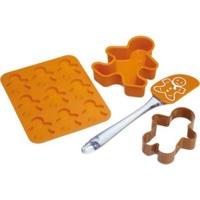 kitchen craft lets make gingerbread 4 piece baking set