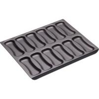 Kitchen Craft Master Class Professional 12 Hole Non Stick Choux Pastry Eclair Baking Sheet