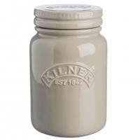 Kilner Ceramic Storage Jar, Pebble Grey, Single