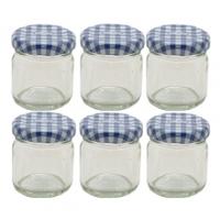 kilner round twist top jar 43ml glass 6 pack