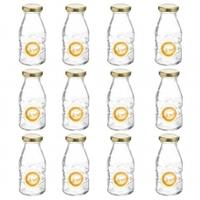 Kilner 189ml Milk Bottle, Glass, 12 Pack