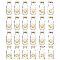 Kilner 189ml Milk Bottle, Glass, 24 Pack