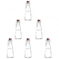 Kilner Vintage Clip Top Bottle 0.5 Litre, Glass, 6 Pack
