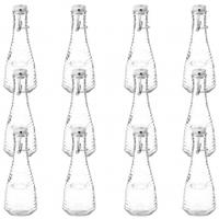 Kilner Clip Top Water Bottle 450ml, Glass, 12 Pack