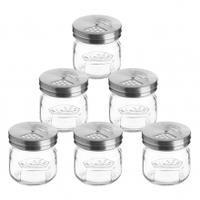Kilner Jar With Shaker Lid 250ml, Glass, 6 Pack