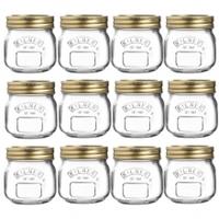 Kilner Preserve Jar 250ml, Glass, 12 Pack