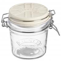 Kilner Ceramic Lid Cliptop 0.35L, White Ceramic, Single