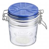 Kilner Ceramic Lid Cliptop 0.35L, Blue Ceramic, Single