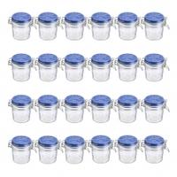 kilner ceramic lid cliptop 035l blue ceramic 24 pack