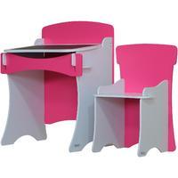 Kidsaw Kinder Desk and Chair in Pink
