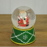 kingfisher 65mm christmas snow globe with led light