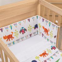 Kiddicare Funky Friends Cot and Cot Bed Coverlet and Bumper Set