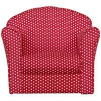 Kidsaw Mini Armchair in Red White spots