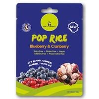 Kintaro Pop Rice Clusters - Blueberry &amp; Cranberry 30g