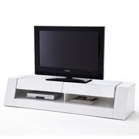 Kington LCD TV Stand In White High Gloss With 2 Drawers