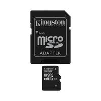Kingston 32GB Class 10 Micro SD SDHC Card with SD Adapter