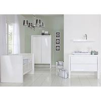 Kidsmill Diamond Cot Roomset White Glossy