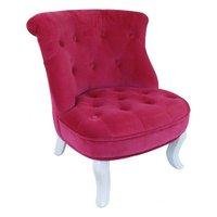 kidsaw mini cabrio chair pink velvet