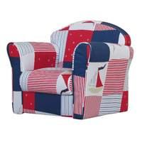 kidsaw mini armchair blue patchwork