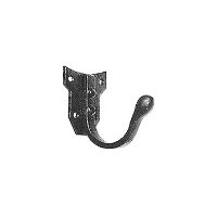 Kirkpatrick 746 Black Antique Style Wardrobe Hook 60x59mm