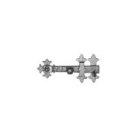 Kirkpatrick 855 Black Antique Style Door Latch 254mm