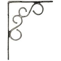 Kirkpatrick 813 Black Antique Style Shelf Brackets