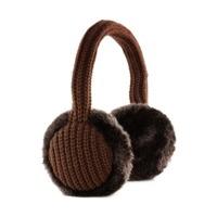 Kitsound Audio Earmuffs (Brown Plain Knit)