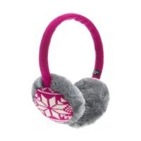 Kitsound Audio Earmuffs (Pink Fairisle)