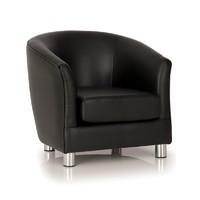Kiddie Tubbies Designer Tub Chair-Black (New)