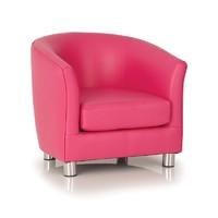 kiddie tubbies designer junior tub chair pink new