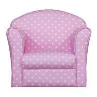 kidsaw mini armchair pink white spots