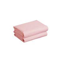 Kiddies Kingdom Deluxe 2 Pack Cotbed Jersey Fitted Sheet-Pink (142 x 70)