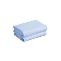 Kiddies Kingdom Deluxe 2 Pack Cot Jersey Fitted Sheet-Blue (120 x 60)