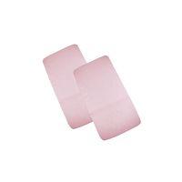 Kiddies Kingdom Deluxe 2 Pack Crib Fitted Sheets-Pink