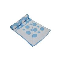 Kiddies Kingdom Deluxe Sky Blue Spot Wrap (75 x 100)