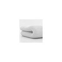 kiddies kingdom deluxe cotcotbed cellular blanket white