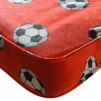 Kidsaw Single Sprung Football Mattress-Red