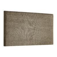 Kingswood Wallace Twill Headboard Chocolate Double