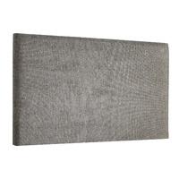 Kingswood Wallace Twill Headboard Grey Double