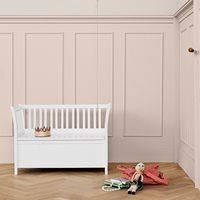 kids luxury storage bench in white