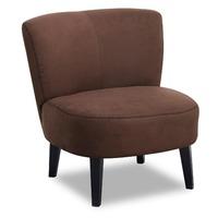 Kimi Fabric Accent Chair Brown