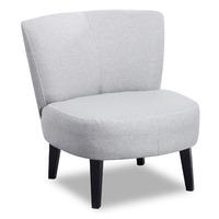 Kimi Fabric Accent Chair Grey