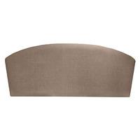 Kira Upholstered Headboard Hessian Stone Superking