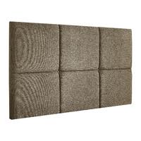 Kirkconnell Wallace Twill Headboard Chocolate Double