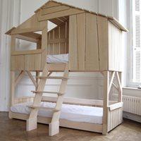 KIDS TREEHOUSE BUNKBED in Natural Lime Wood
